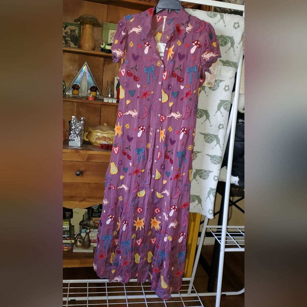 Free People Purple Floral Maxi Dress - Picture 16 of 16